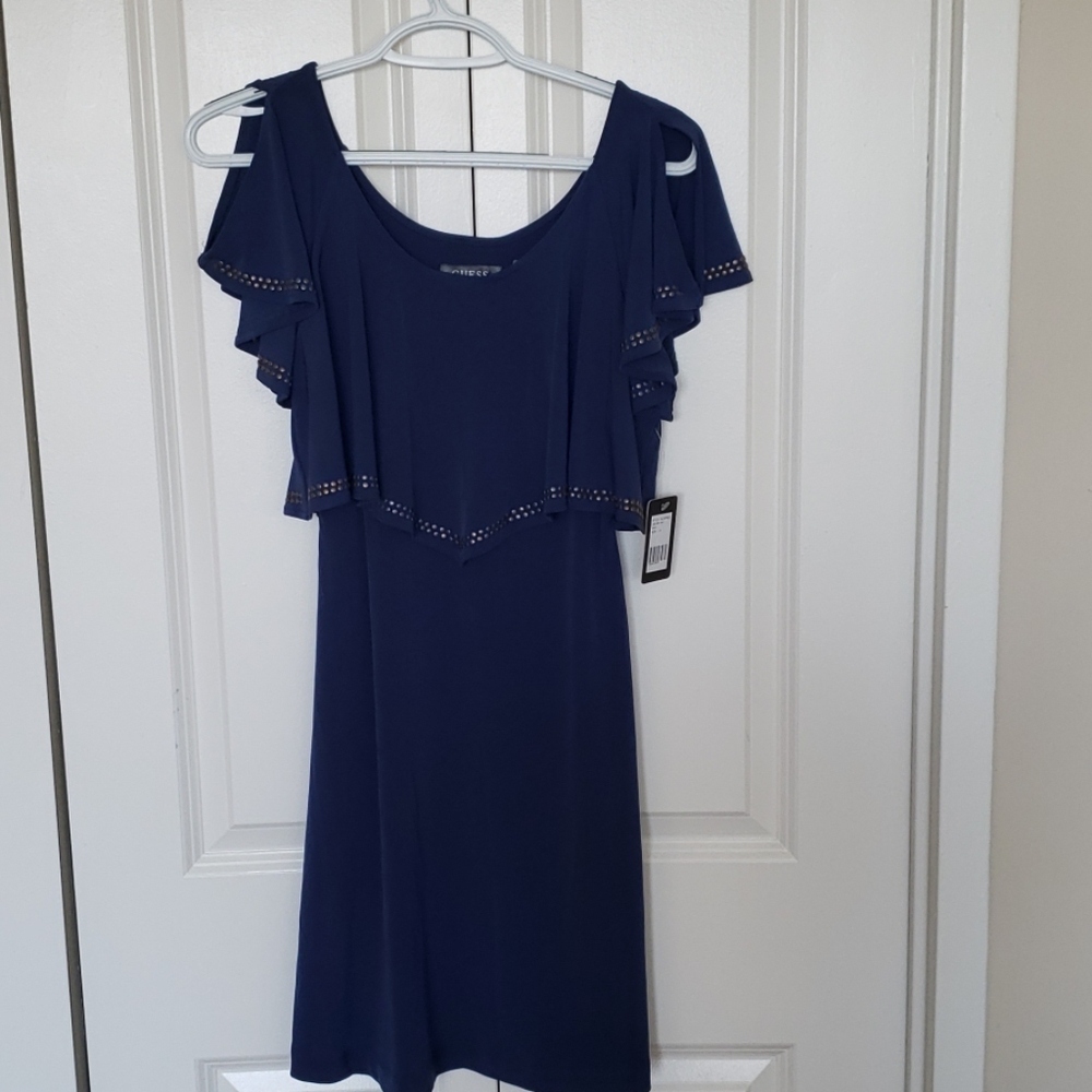 Guess Dress with Gold Stud Trim
